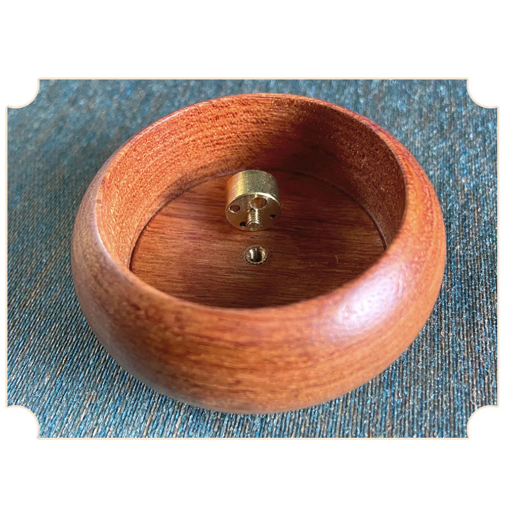 Rosewood Incense Burner Stick Holder Incense Base Bowl Shape Censer Aromatherapy Accessories Home Decoration