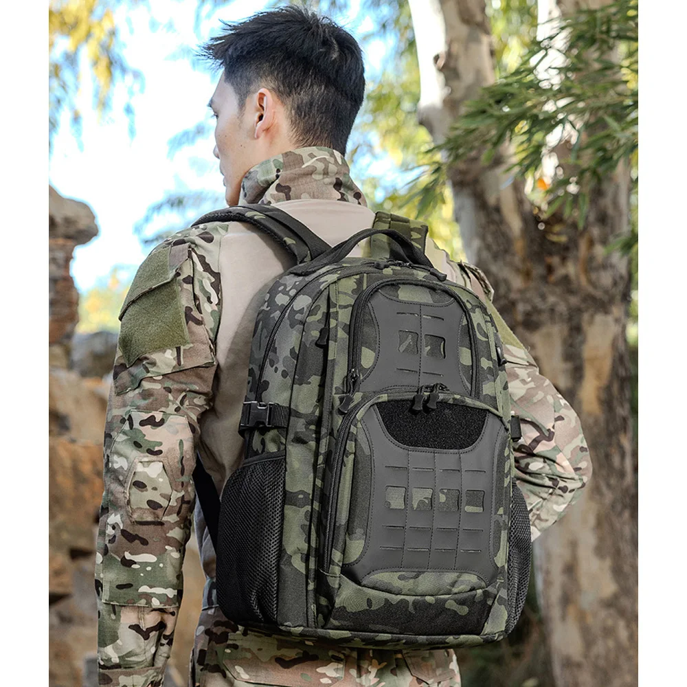 Mochila táctica camuflaje – Gran capacidad nailon para senderismo - imagen 3