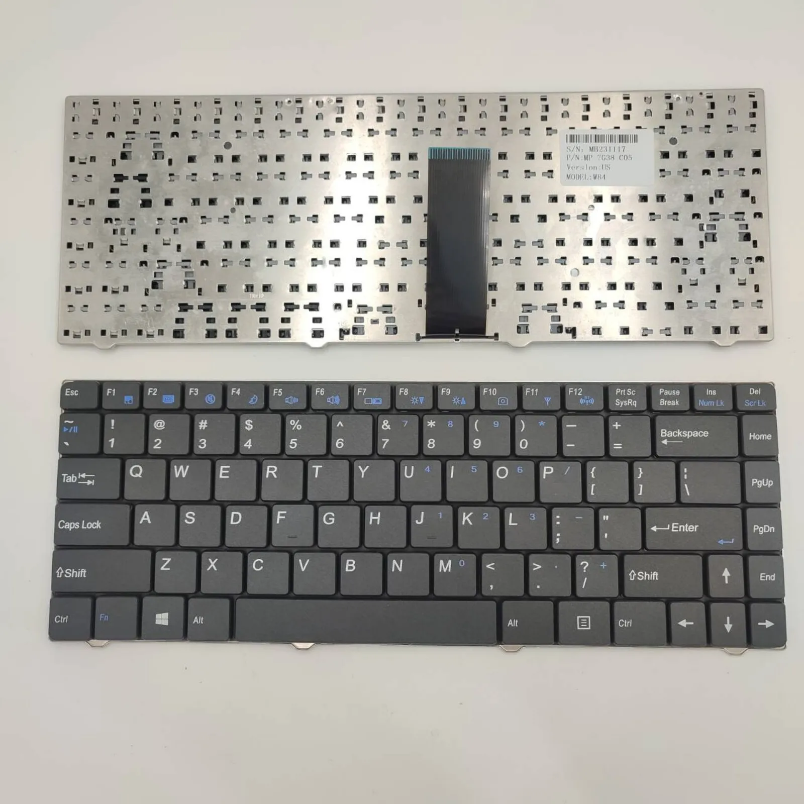 

Laptop keyboard US Layout for TurboX W84T W840T W84 Clevo M4121 6-80-W84T0-0