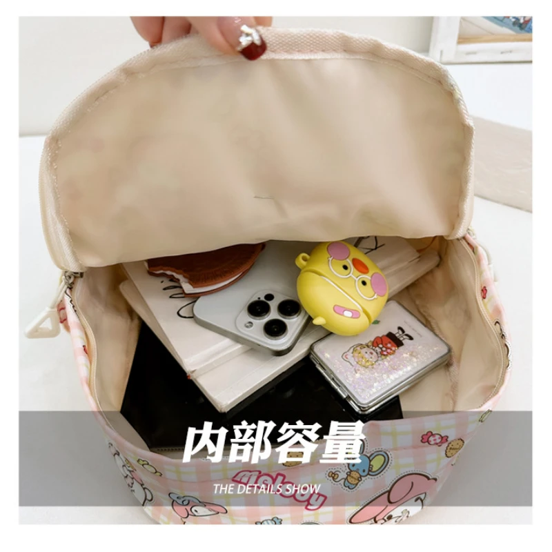 Sac d'école de dessin animé de grande capacité pour enfants, Hello Kitty, Corée, maternelle, sac à dos pour garçons et filles, mignon, printemps, nouveau, 2024