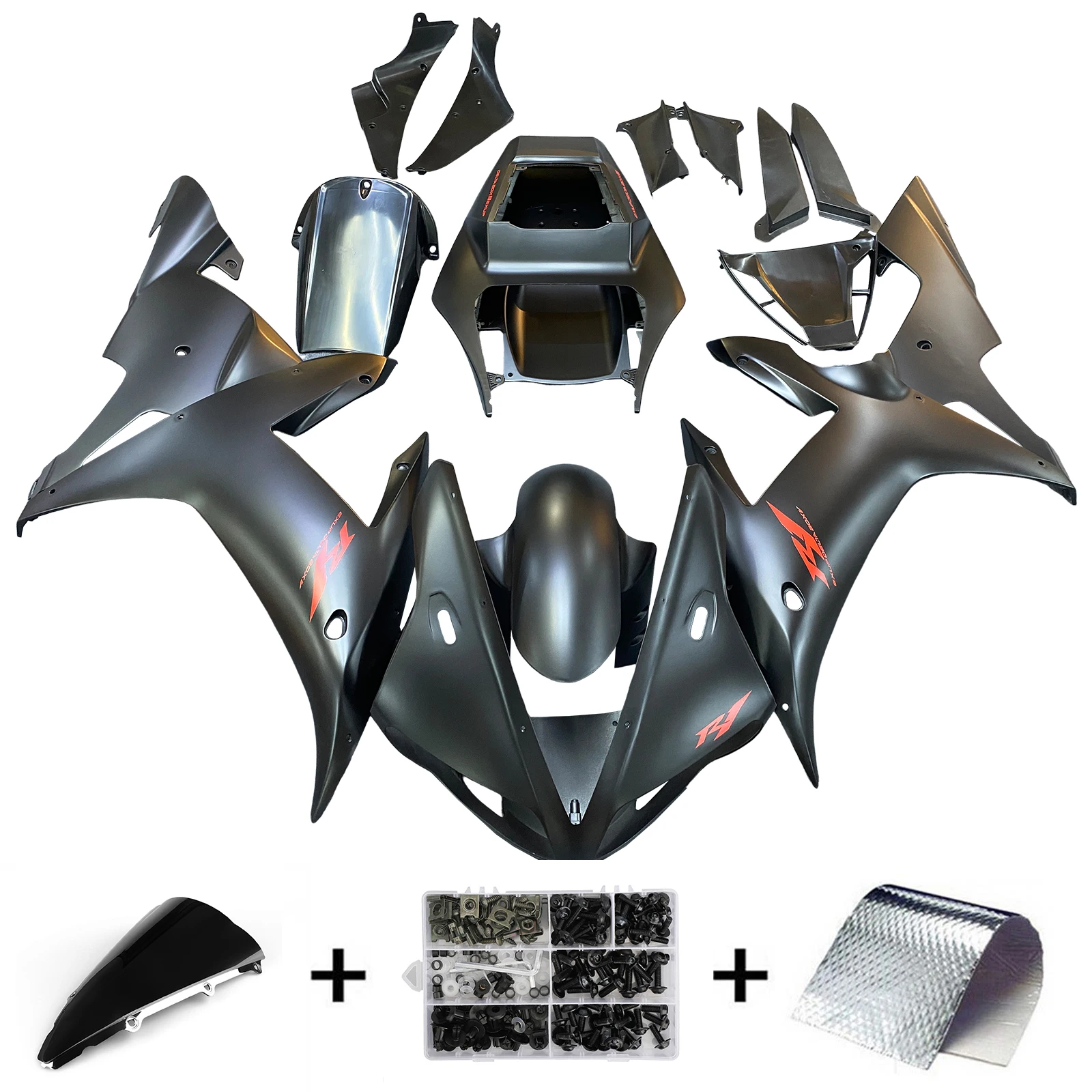 Topteng Injection Fairing Kit Bodywork Plastic ABS fit For Yamaha YZF 1000 R1 2002 2003