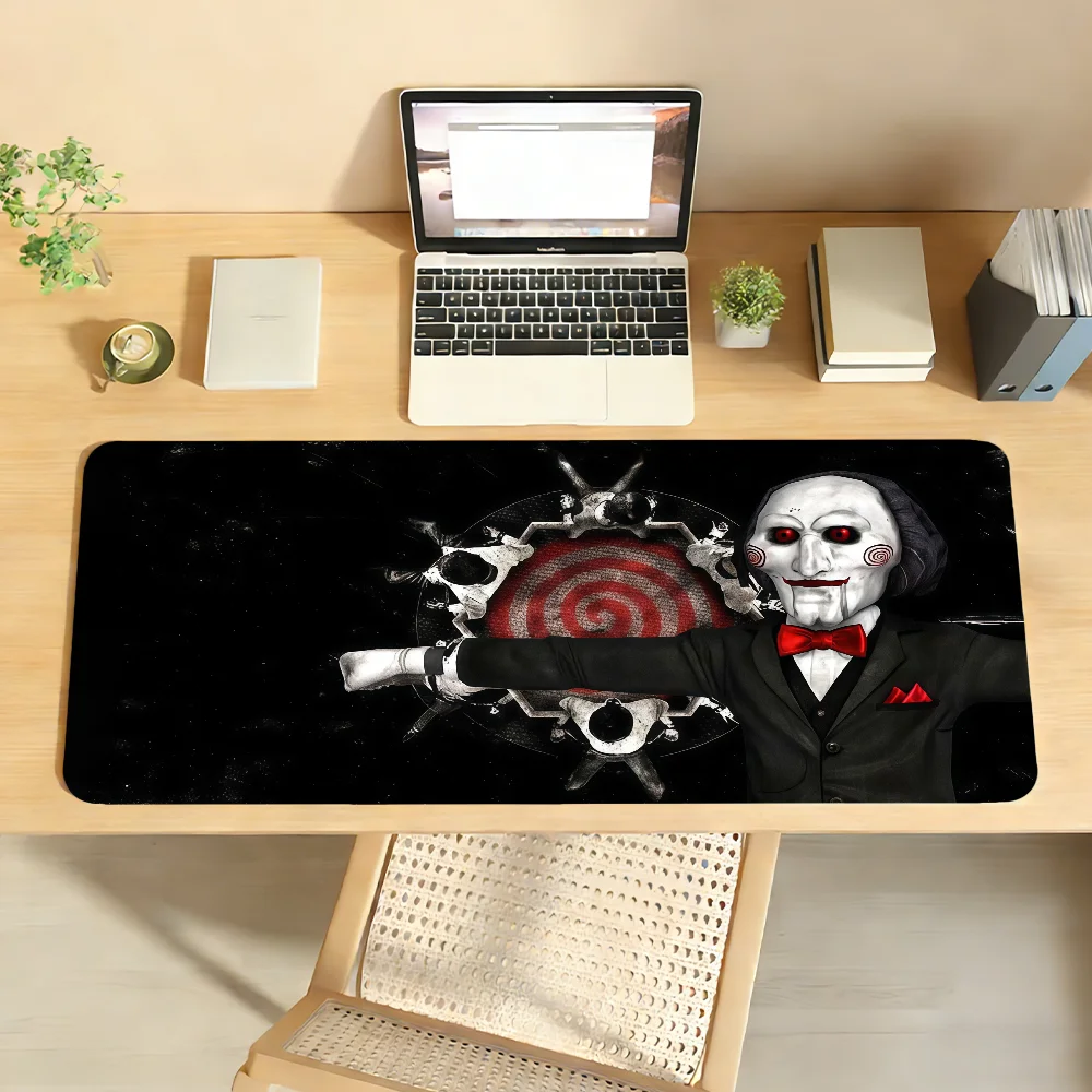 Classic Horror Movie Saw Billy the Puppet Mouse Pad For Office Gaming And Keyboards Non-Slip Large Waterproof