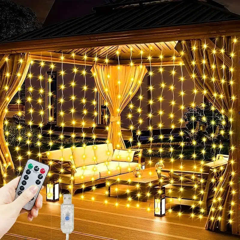 Usb Curtain Led Str… - image