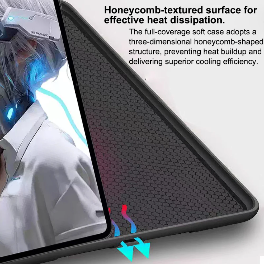 TPU Protective Case For REDMAGIC Astra 2 Shockproof Anti-Scratch Back Cover Shell Protective Cover