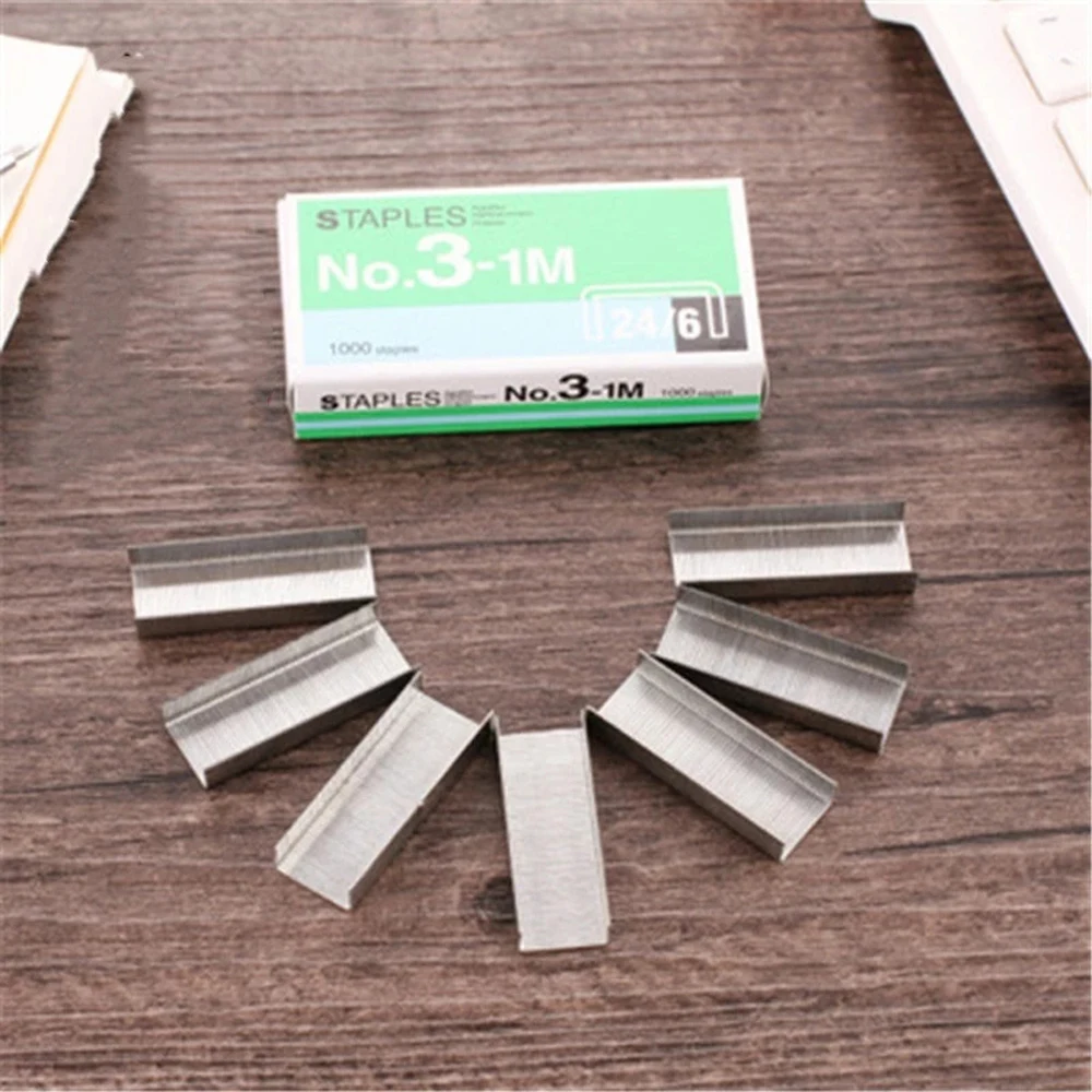 Supplies School Supplies 1000Pcs/Box For Stapler Anti-rust No.10-1M No.10 Binding Stapler Metal Staples Mini Staple Staples