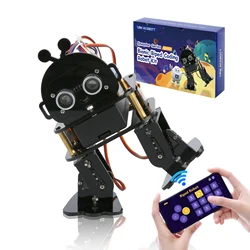 ACEBOTT Bionic Biped Robot Kit for Arduino ESP32 DIY Dancing Electronic Toy APP Control Scratch Blockly programming