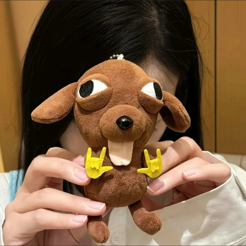Mutant Chihuahua Emoticon Bag Abstract Dog Funny Plush Toy Exquisite Creative Fashion Trend Decoration Bag Pendant Novel Gift