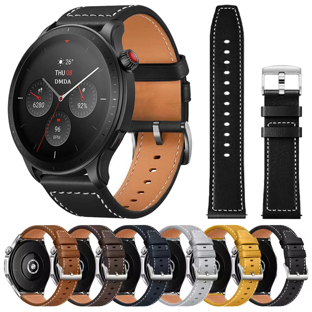 20 22Mm Leather Str… - image