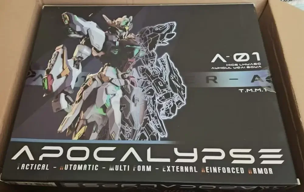 En Stock, paquete de accesorios de Apocalipsis Vientiane Fusion, Color Original, negro, esqueleto de aleación 1/100, juguete Mecha ensamblado