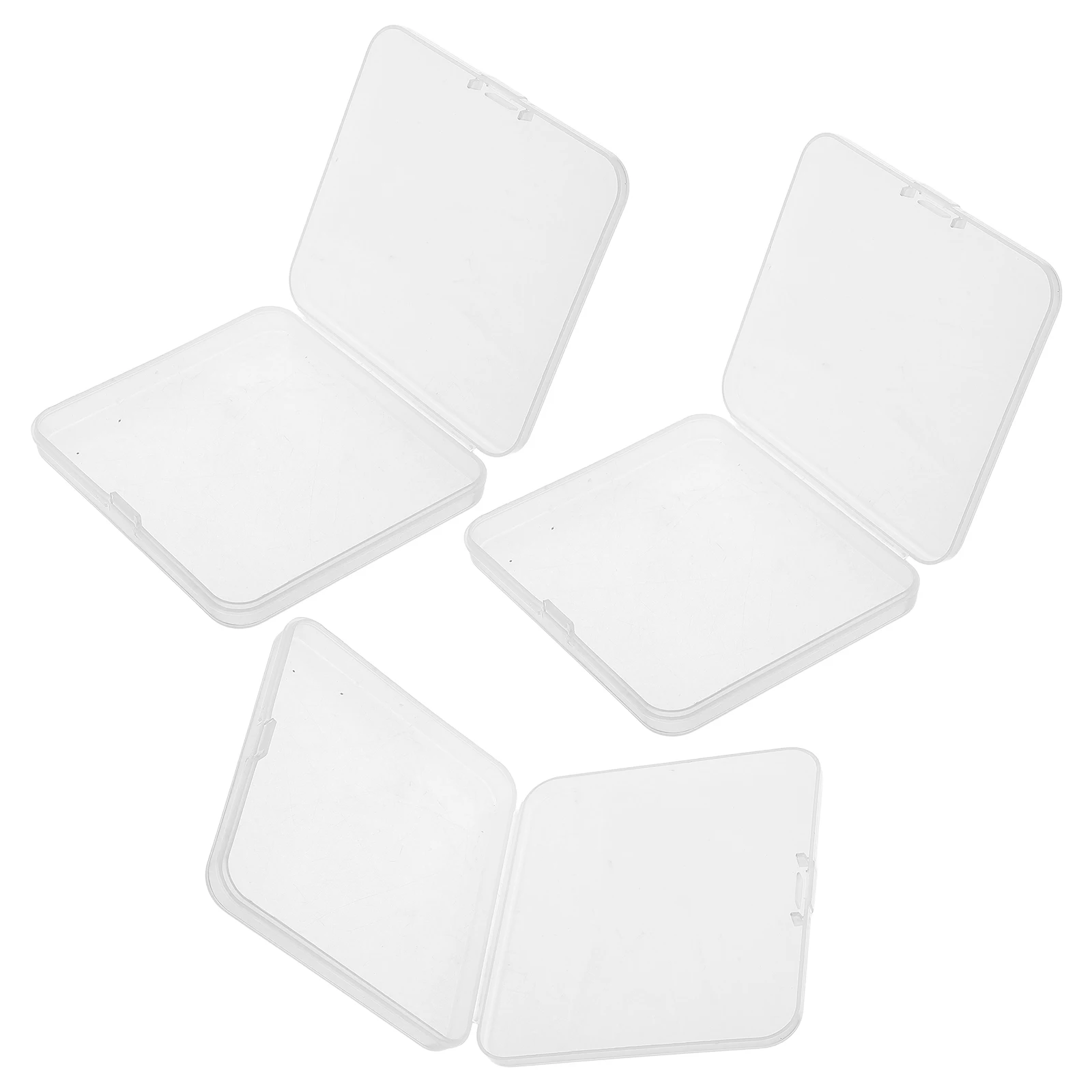 

3Pcs Lightweight Clear Plastic Lash Storage Case Cover Double Tape Holder Travel And Daily Use Organizer