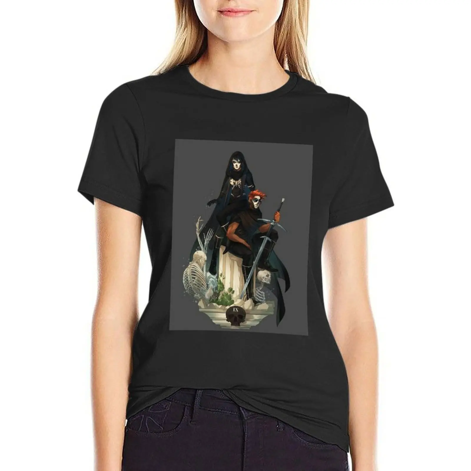 Gideon the ninth T-Shirt tees new edition customs Women clothing