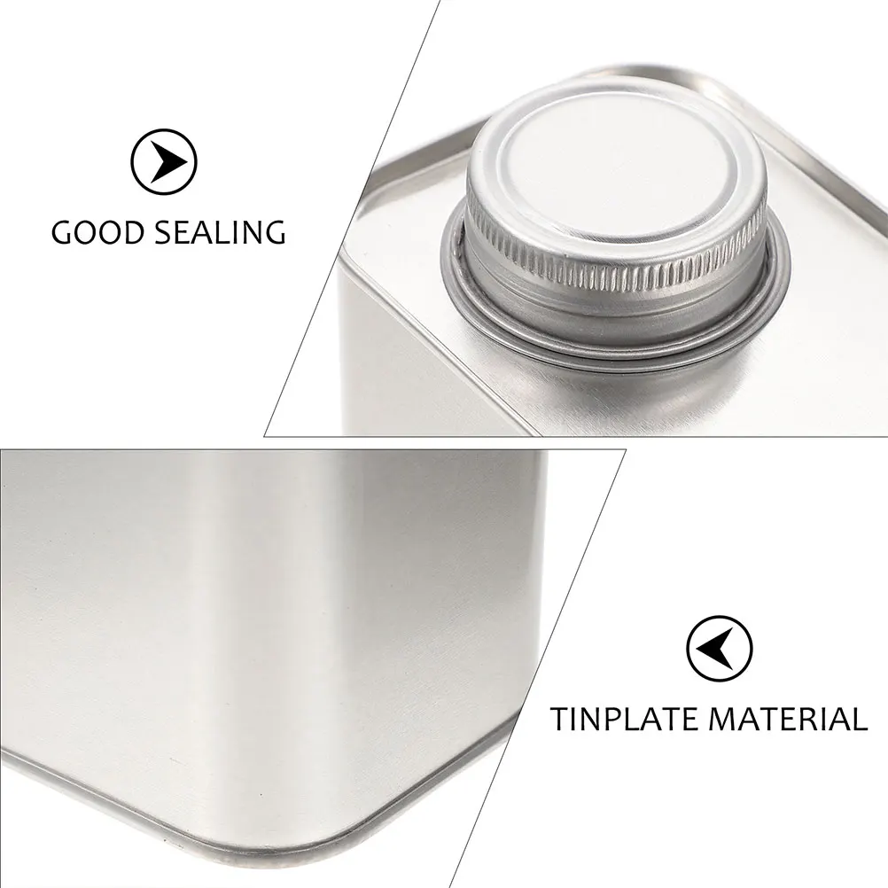 

3 Pcs Food Coffee Bean Powder Tin Can Container Canister Airtight Tea Sealed Jar Tins Storage