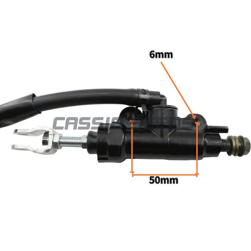 Rear brake pump cylinder assembly for Yamaha DT125 DT200 DT230 YZ80 YZ85 YZ125 YZ250 TTR250 TZR125 TZM150FZR250 XJR400 FZ400