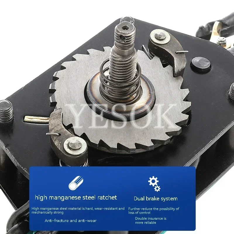 0.75t/1t/1.5t/2t/Manuale Gancio In Acciaio Al Manganese Filo Manuale di Trazione Strumento di Sollevamento Leva Piccola Catena A Mano Manuale paranco di trazione/3M