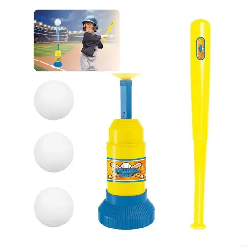 لعبة بيسبول للأطفال معدات تدريب رياضية آلة إبريق البيسبول للعبة الفناء الخلفي لعبة بناء المهارات والتنسيق 15UB