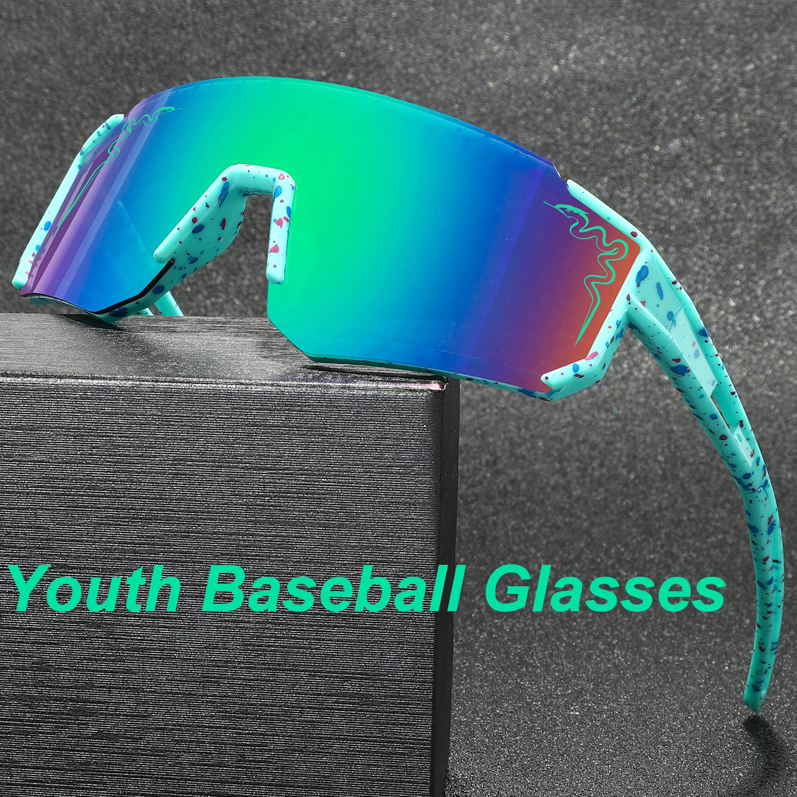 Age 5-16 Youth Boys Girls Baseball Sunglasses Outdoor Kids Young Men Women Cycling Glasses Mtb Bike Bicycle Sport Eyewear