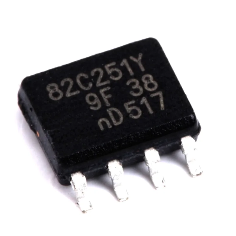 10Pcs New Original Pca82C251T/Ym,118 Sop-8 Can Bus Transceiver Chip 24V