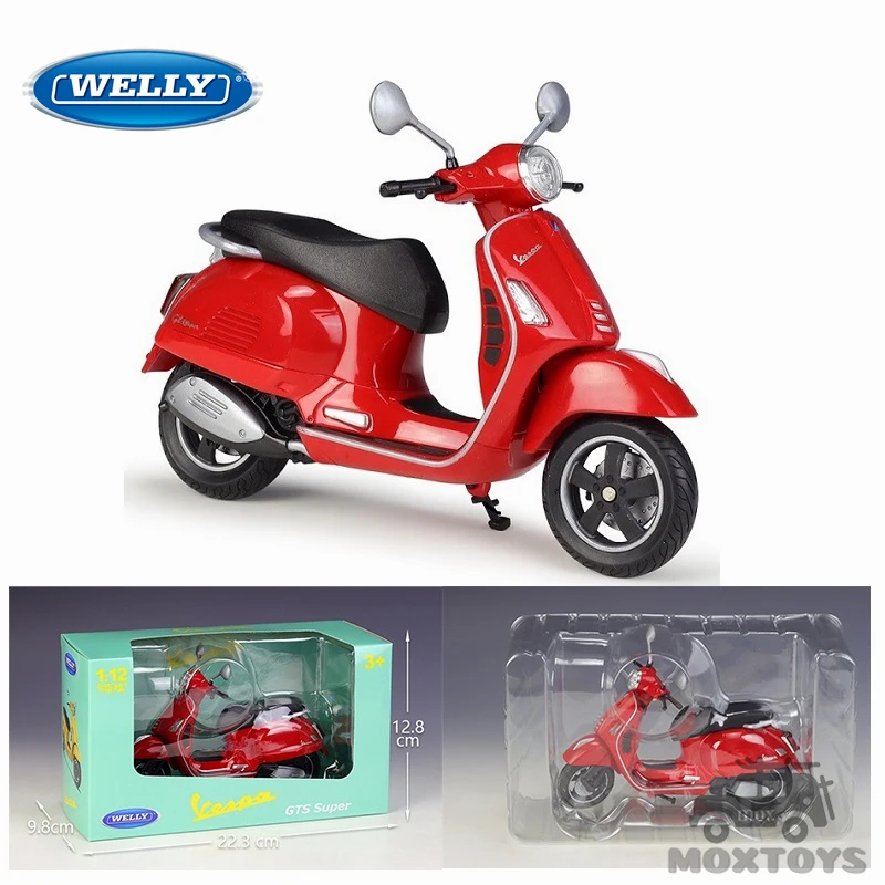 

Welly 1:12 2020 Vespa GTS Super Diecast Motorcycle