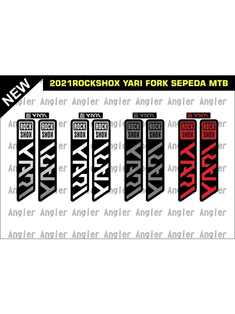AliExpress NONE 1PC 2021 YARI Fork Sticker Waterproof Vinyl Decal for ROCKSHOX MTB Mountain Bike Front Fork Decor