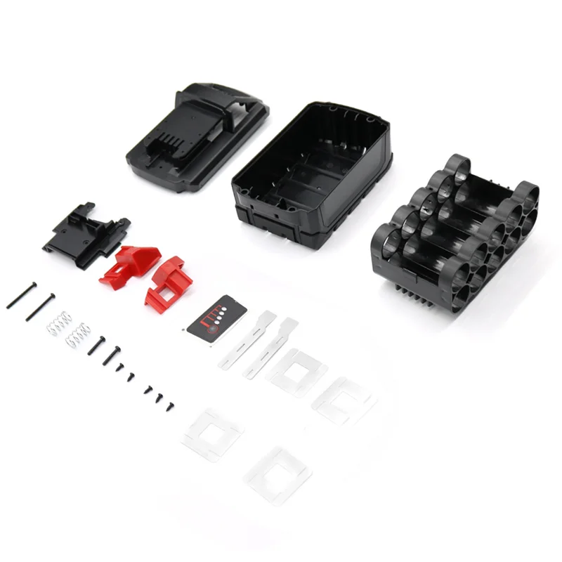 Casing plastik baterai papan sirkuit PCB untuk Milwaukee 10 Core 18V 21700 Kit Kit papan pelindung casing baterai Li-Ion