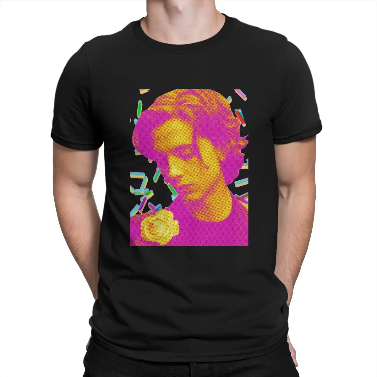 Lil' Timmy Tim with Sprinkles on Top Men's T Shirt American actor Timotee Chalamet Tee Shirt Short Sleeve Crewneck T-Shirt