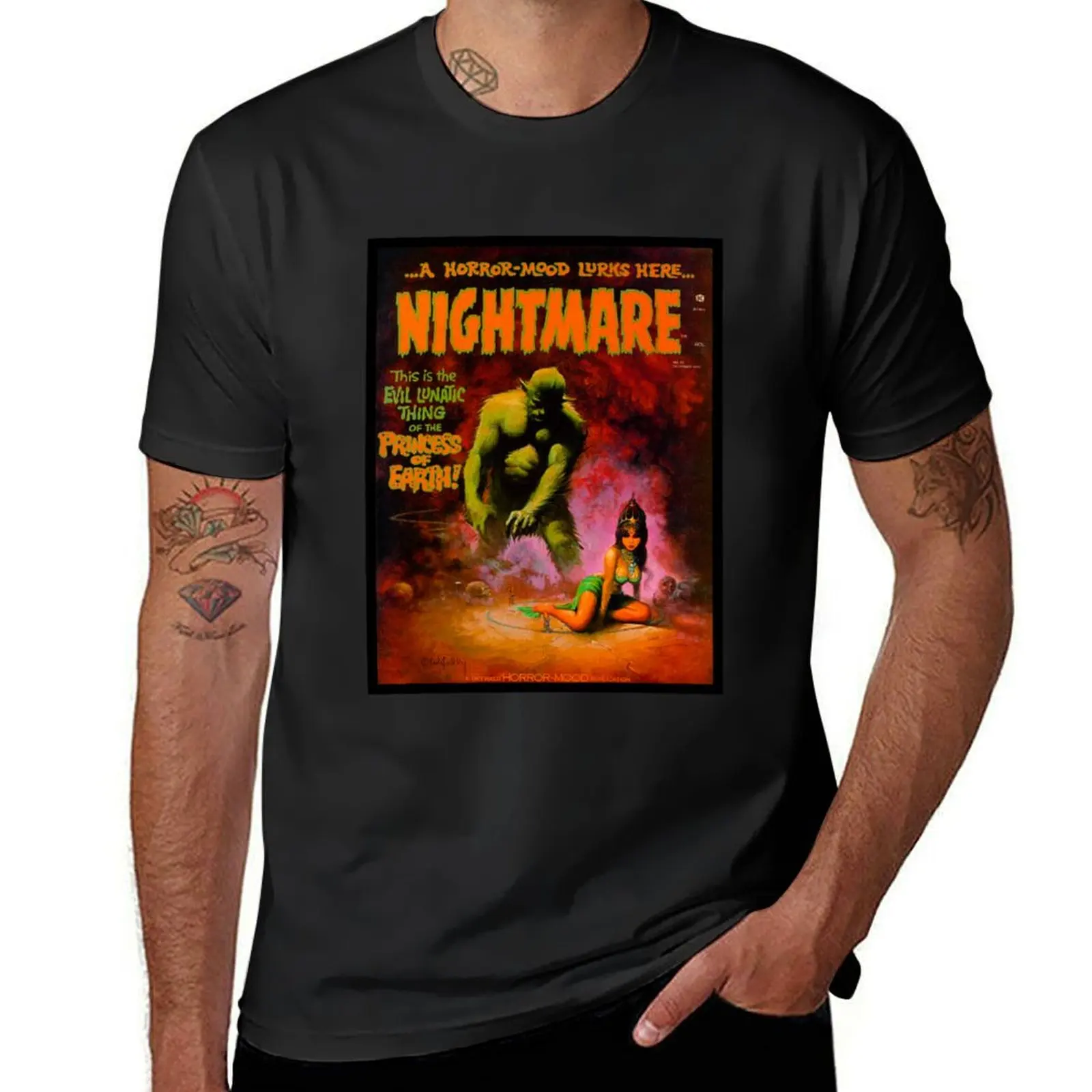 

YES, YES, YES! ANOTHER GREAT VINTAGE NIGHTMARE MAGAZINE COVER! T-Shirt aesthetic clothes graphics mens t shirts pack