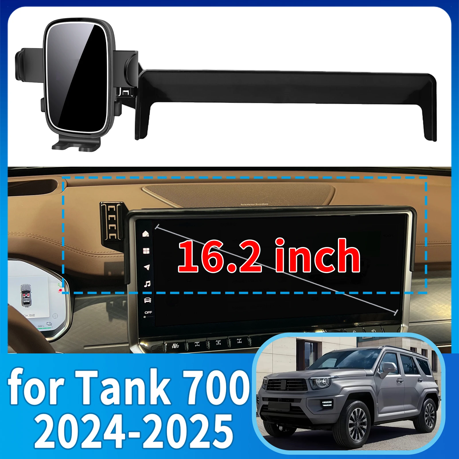 

fit for Tank 700 Tank700 2024 2025 Phone Holder, Dashboard Screen Mount Bracket Easy Installation​​ Car accessoires