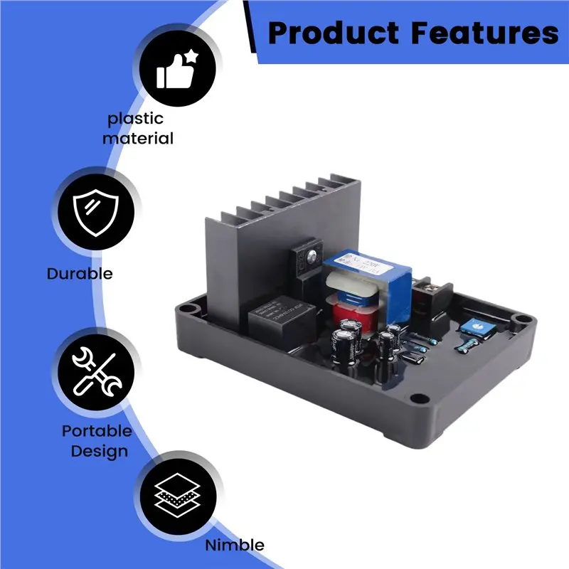 DT39 Voltage Regulator GB160 Generator Set Accessories AVR Brushed Generator 400VAC 3-Phase Detection Input 20-100VDC
