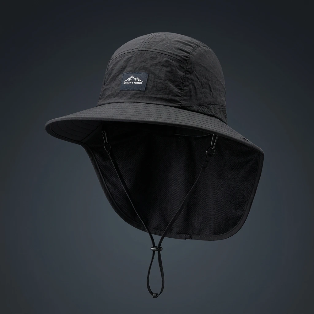 Outdoor Fishing Cap Sun Protection Wide Brim Hat Lightweight Breathable Adjustable Hiking Fishing Climbing Hat Summer Travel image 4