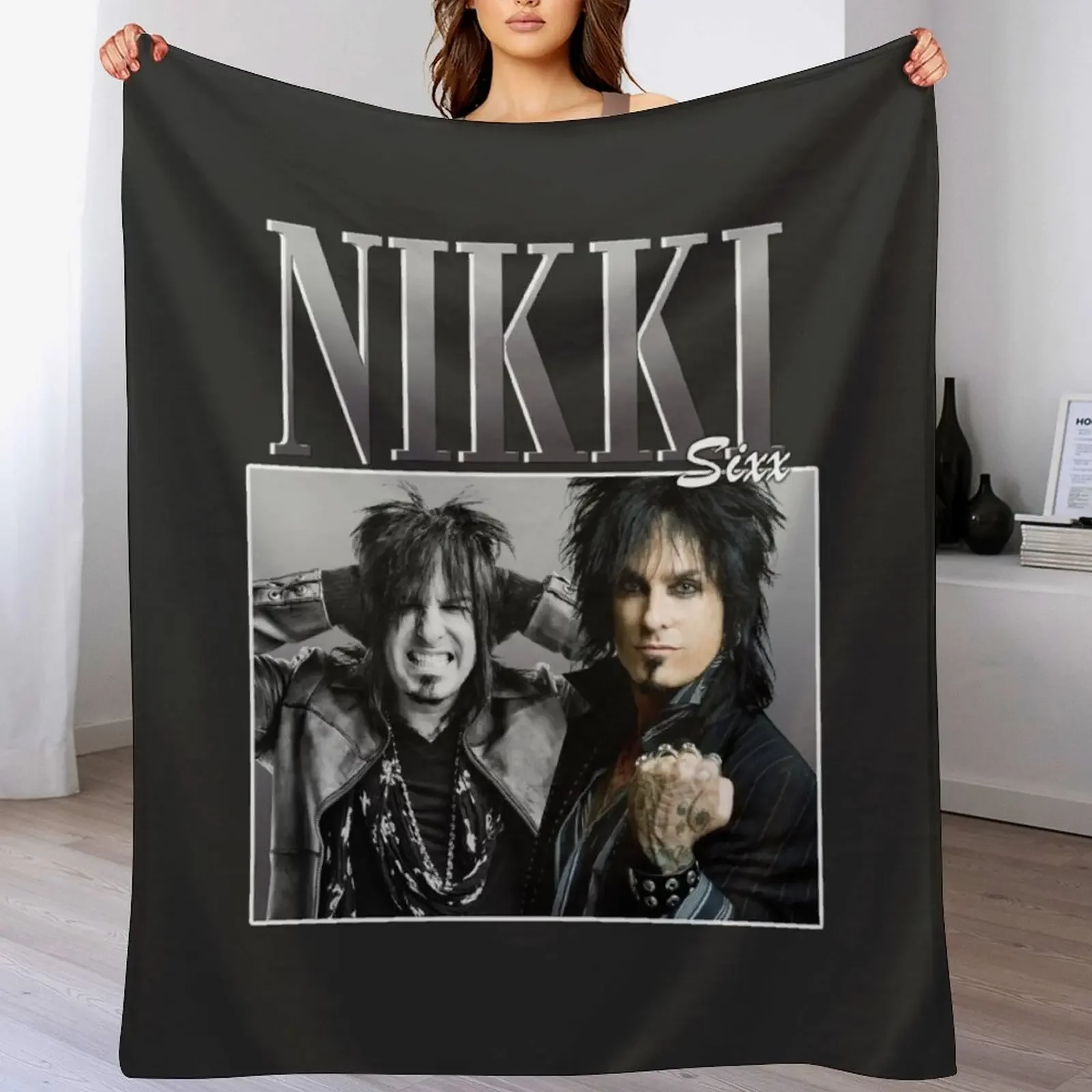 

Níkkí síxx vintage Throw Blanket Outdoor Soft Blanket for Picnic Beach Camping