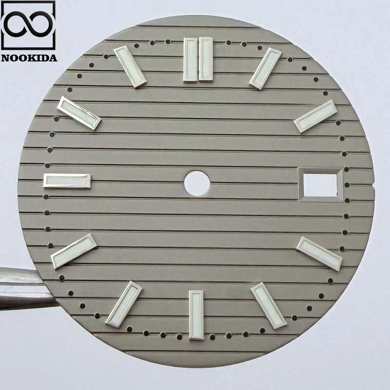 NOOKIDA 30.5 مللي متر S ساعة الطلب الأخضر مضيئة وجوه صالح NH35 NH36 التلقائي ساعة يد تعمل بالحركة اكسسوارات ساعة إصلاح