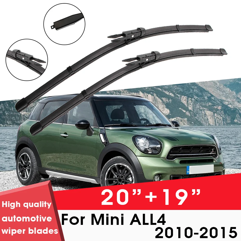 

BEMOST Car Wiper Blades Front Window Windshield Rubber Refill Wiper For Mini ALL4 2010-2015 20"+19" Car Accessories