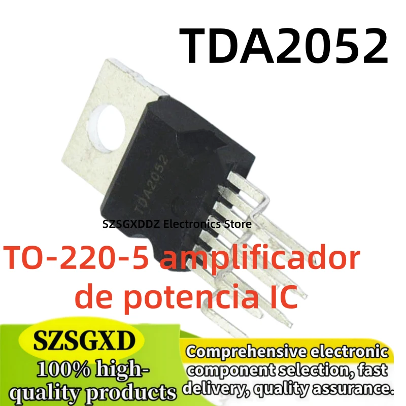 2-5-10 pieces 100% new TO220-5 TDA2052 TO-220-5 power amplifier IC in stock wholesale