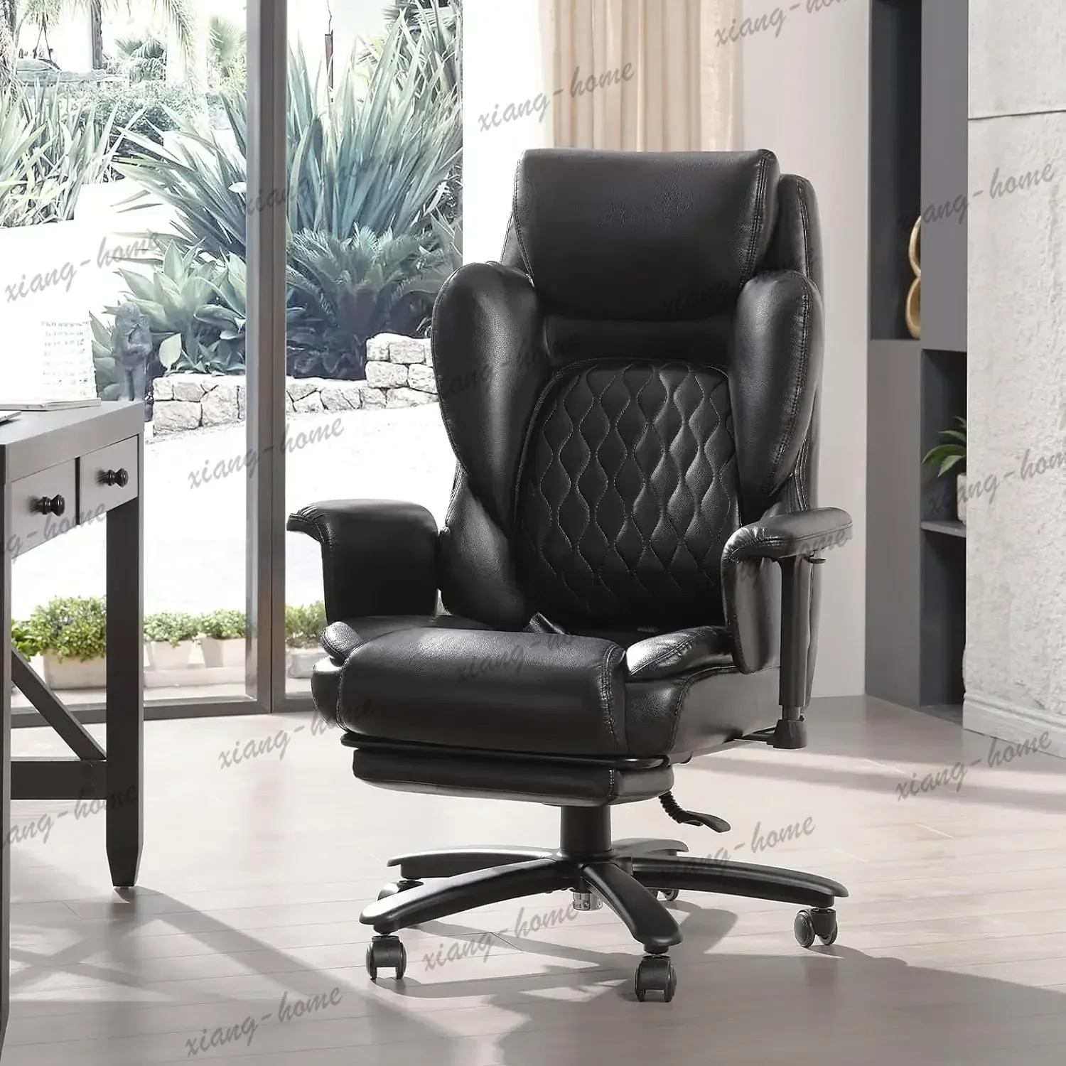 YJ Versatile Lumbar Compact Office Chair Smooth Contemporary Reclining Durable Office Chair Poltrona Ufficio Executive Furniture