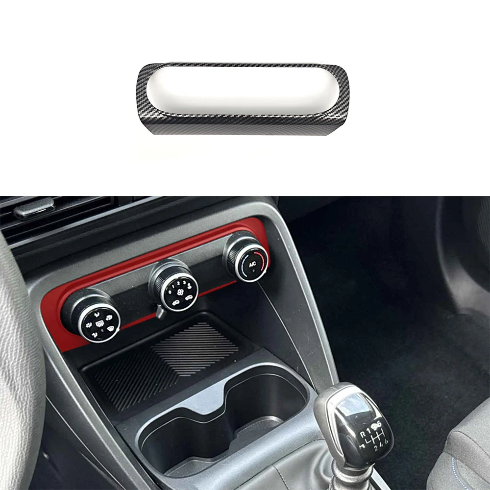 

ABS Carbon Fiber Color Air Conditioning Control Decorative Cover For Citroën C3