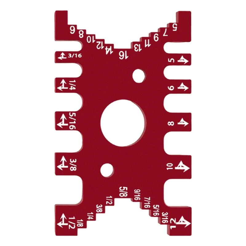 Y6GD Machine Gaps Gauges Dovetail Jig Height Measuring Gauges Caliper Machine Tool Woodworking Tenon Caliper