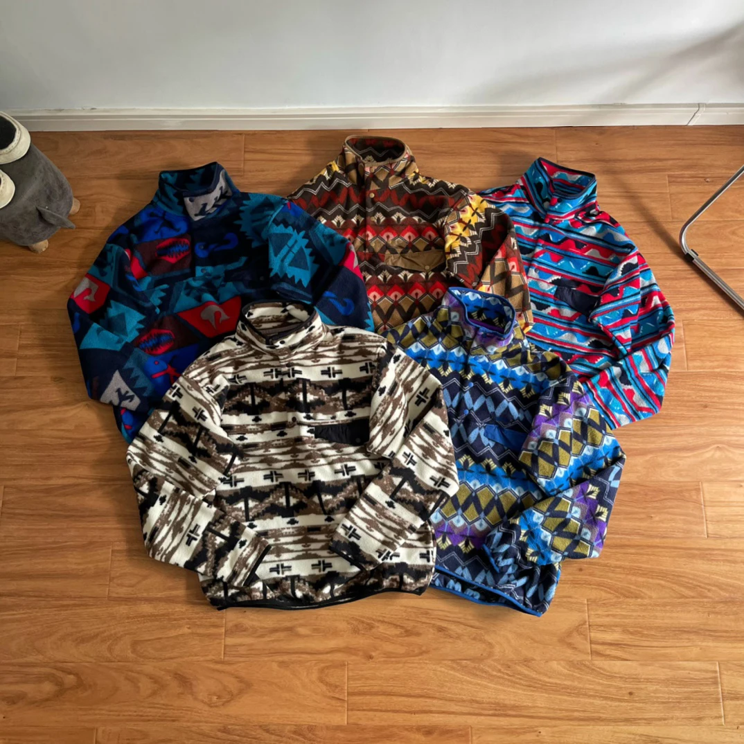 

Мужская толстовка-куртка Unbranded Outdoor с индийским узором, винтажная, на молнии, с капюшоном, дышащая, теплая, с длинными рукавами