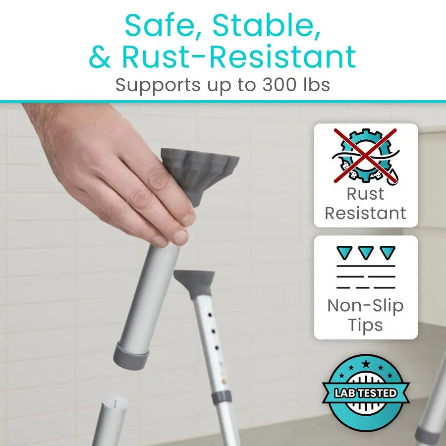 Shower Chair for Elderly amp Disabled Handicap Bath Chair with Arms amp UShape Foldable, Adjustable Height Padded Soaking w Bac