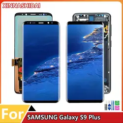 6.2'' OLED For Samsung Galaxy S9 Plus G965F G965U LCD Display Touch Screen Digitizer Replacement For S9plus Display No Burns