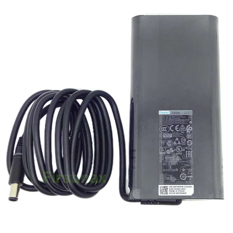 Imagem -03 - Laptop Charger Adapter para Dell Alienware 13 r3 14 r1 15 r2 r3 g3 15 3579 17 3779 P72f001 g5 15 5587 g7 15 7588 19.5v 9.23a 180w