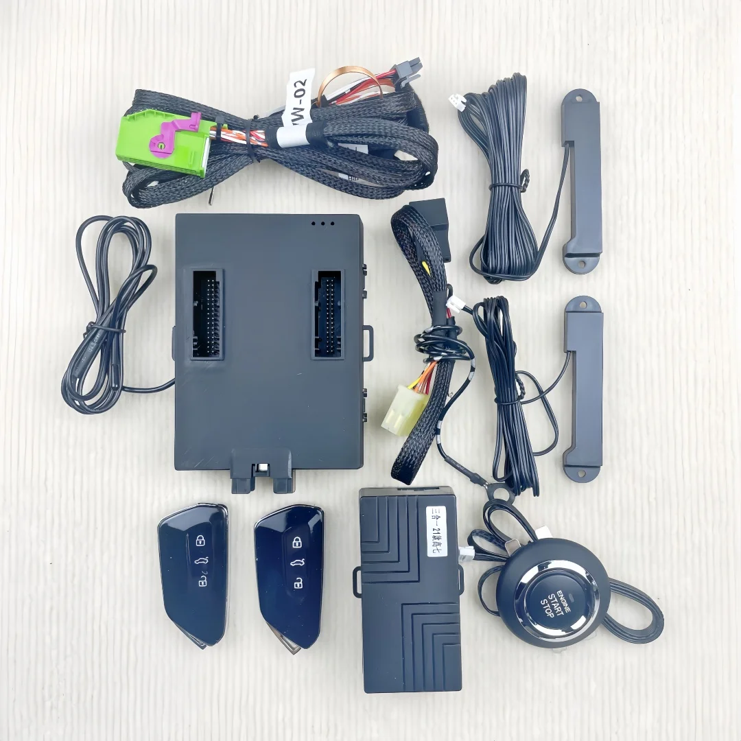 Upgrade Passive Keyless Entry for VW Bora  2019  Keyless Go,Convert Car To Push Button Start Kit Remote Car Starter