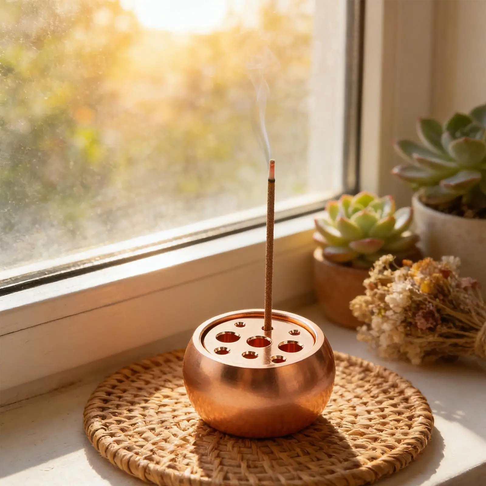 

Держатель конуса для благовоний из чистой меди, мульти-карандаш, диффузор аромата для украшения офисного стола и декора