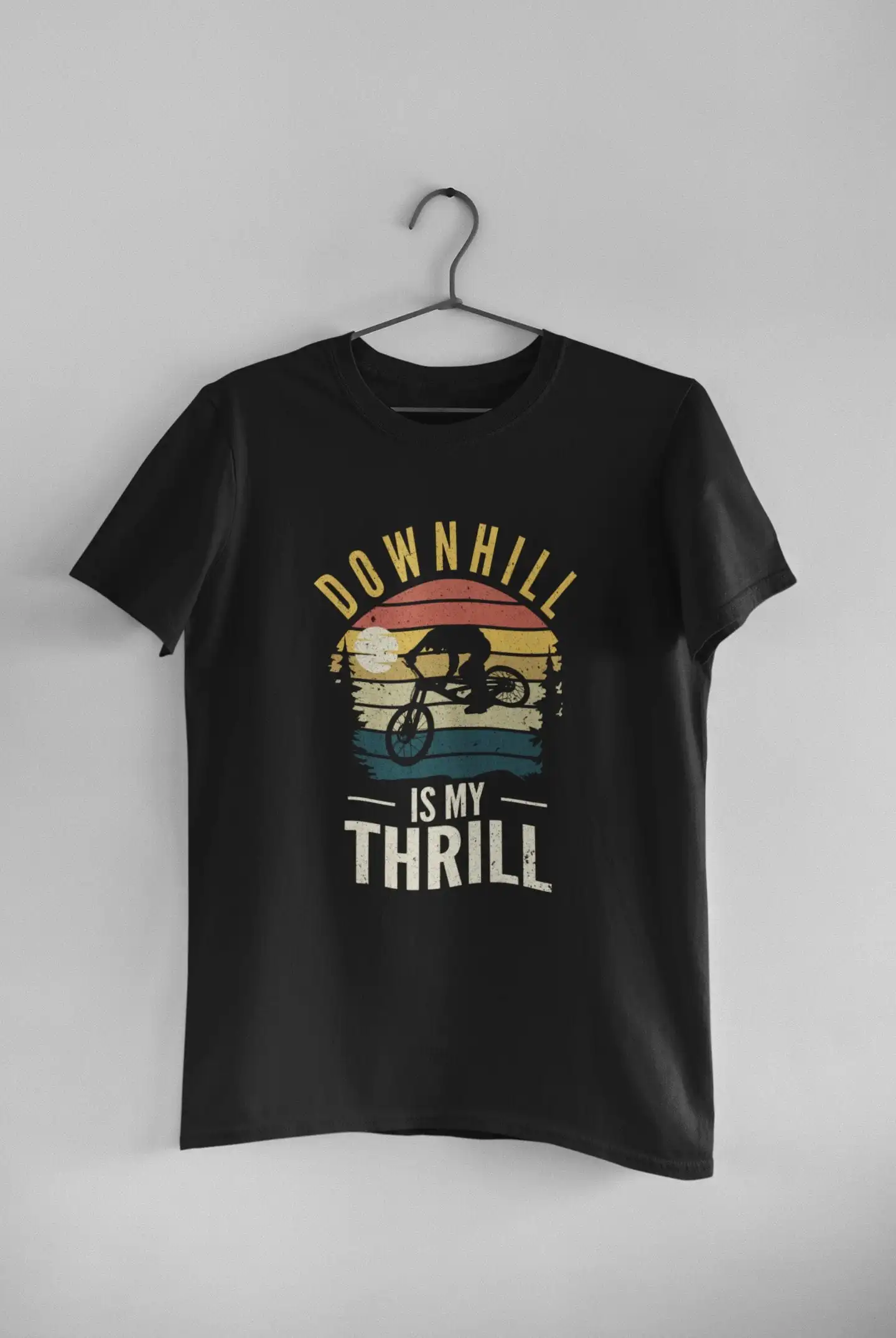 Mountain Bike T Shirt Mtb Biker Downhill Is My Thrill