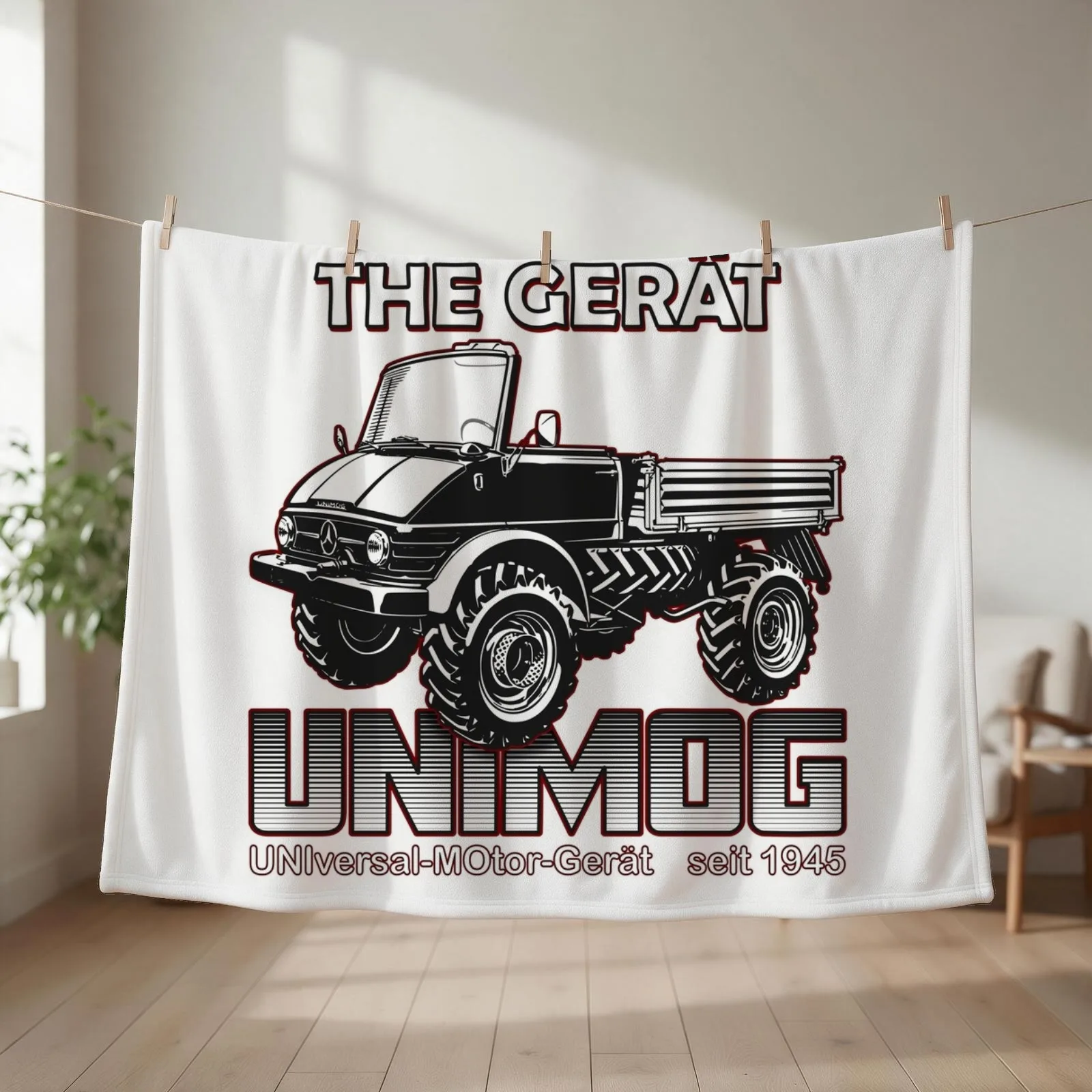 THE GREAT UNIMOG (UNIversal-MOtor-Ger?t) Throw Blanket Vintage Luxury Throw Bed Fashionable Decoratives Blankets