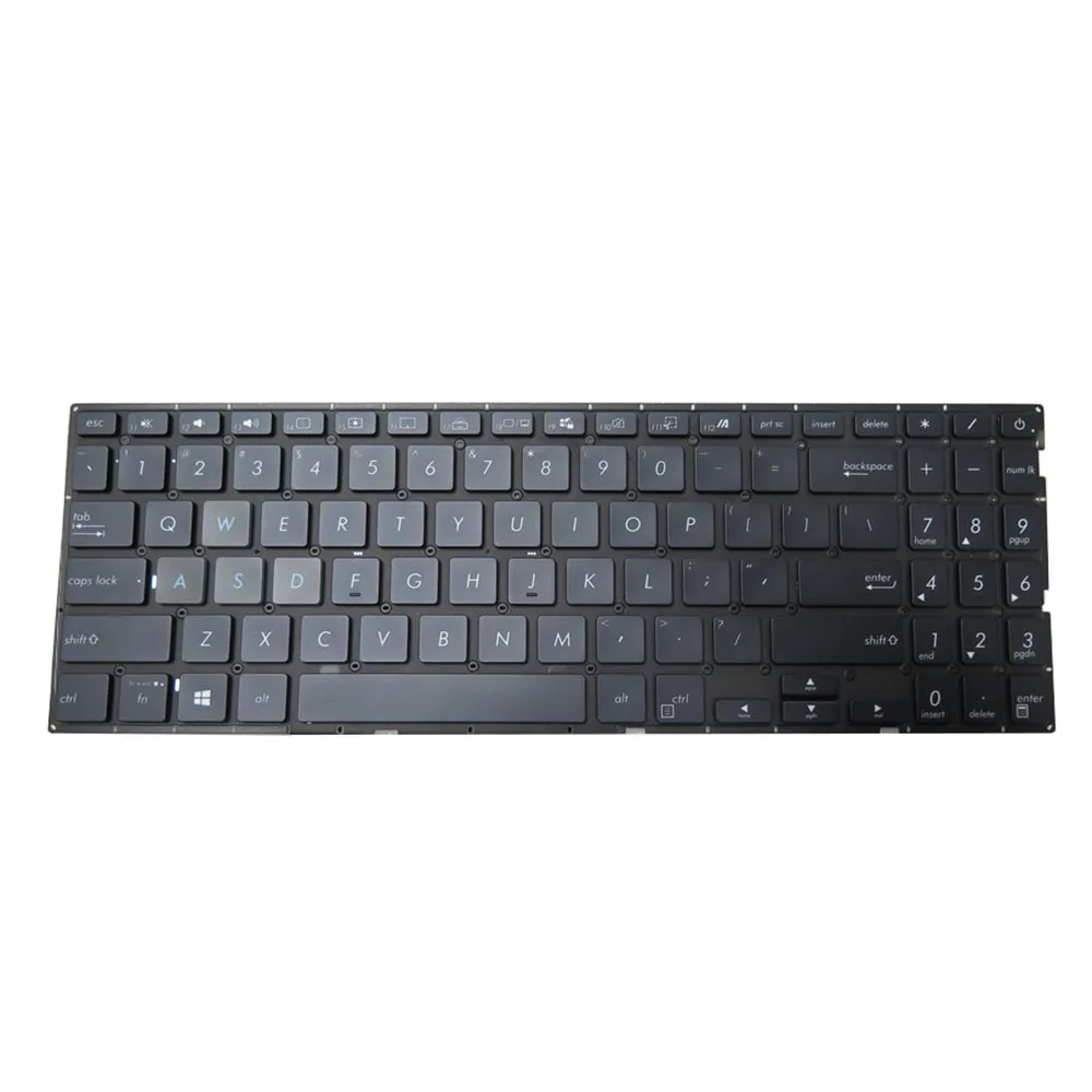 Laptop Keyboard For ASUS RX571 RX571GD RX571GT RX571L RX571LH RX571LI With Backlit United States US Black without frame