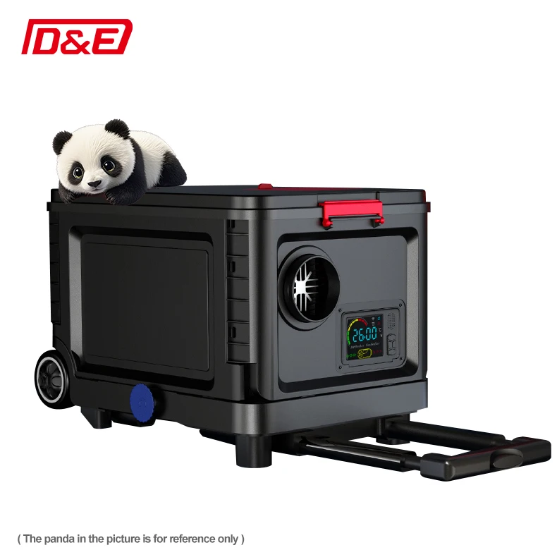 

5000W 12V 220V Portable Air Heater With Pull Rod 12V 24V 220V5KW For Outdoor Using Pull Rod Air Heater Box 5000W