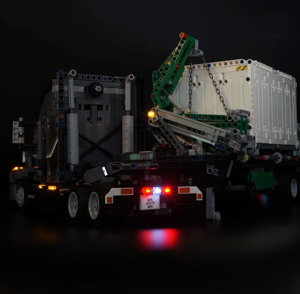 기술 시리즈 42078 용 LED 라이트 키트 Mack AnthBig 트럭 세트 (빌딩 블록 포함되지 않음)