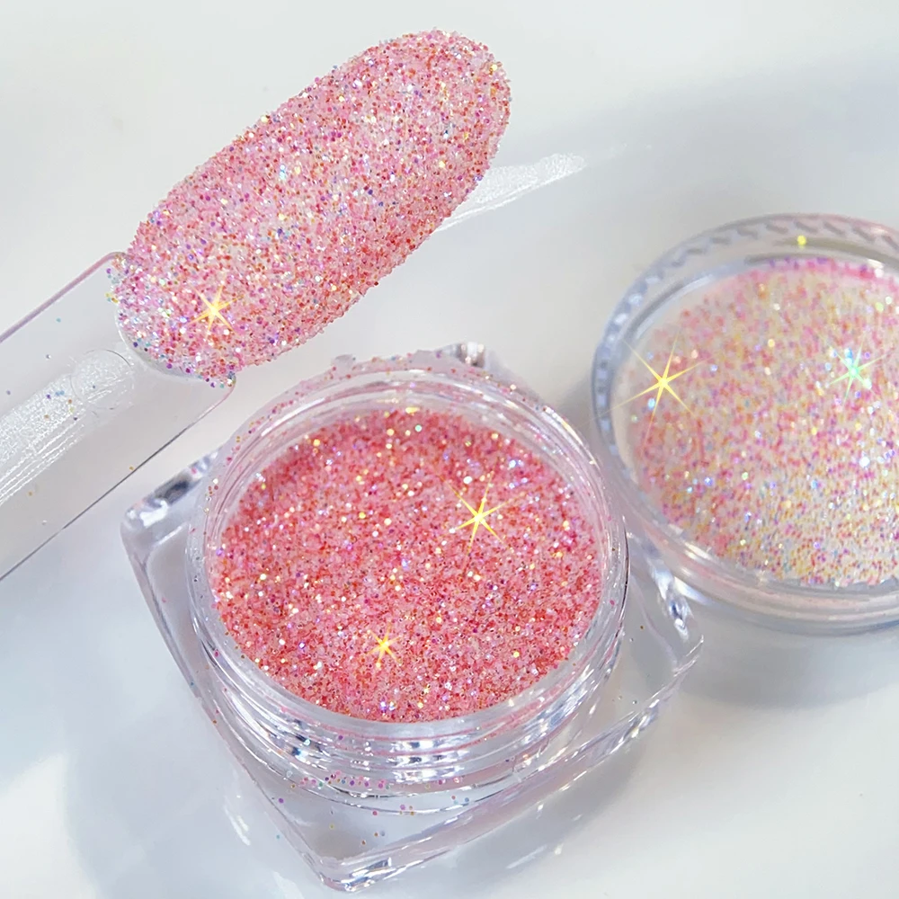 12 potten glanzend suikerpoeder nagelglitter iriserend suikerglitterpoeder voor nagels snoeplaatteffect nagelkunst decoratie pigment