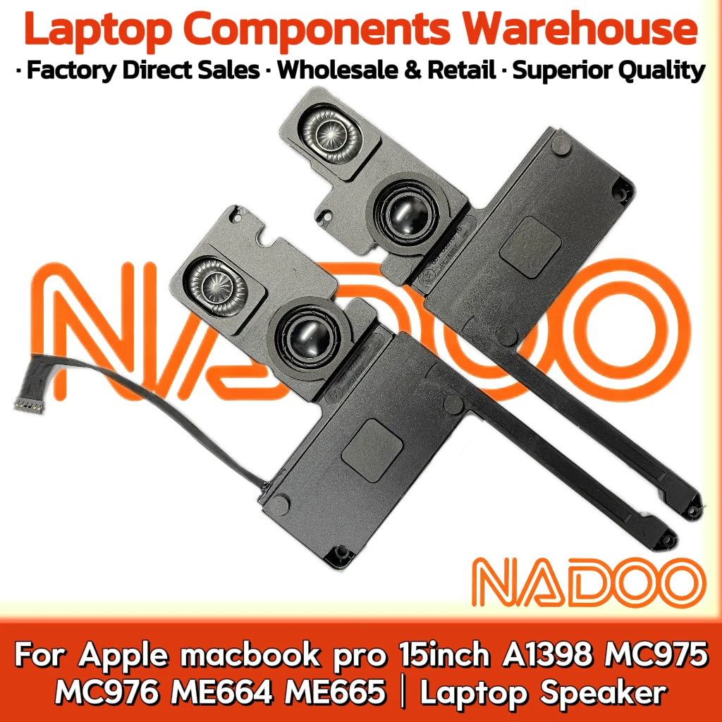 新しいオリジナルラップトップスピーカー-apple-macbook-pro-15-インチ-a1398-mc975-mc976-me664-me665-内蔵スピーカーホーンオーディオ