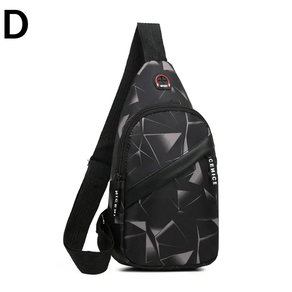 Bolso de pecho informal para hombre y mujer, bandolera impermeable, pequeña, deportiva, multifuncional, 2 colores, K3v4, 2024